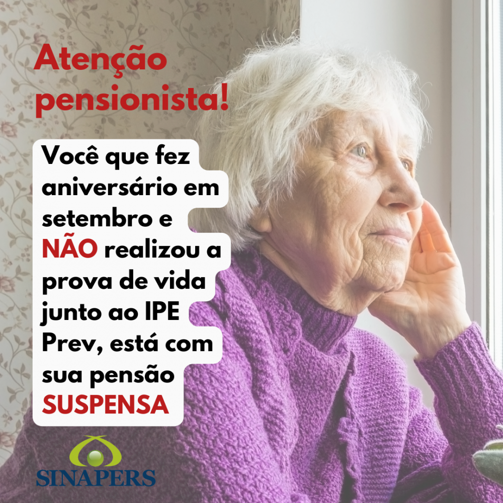 Atenção, pensionistas aniversariantes em SETEMBRO!