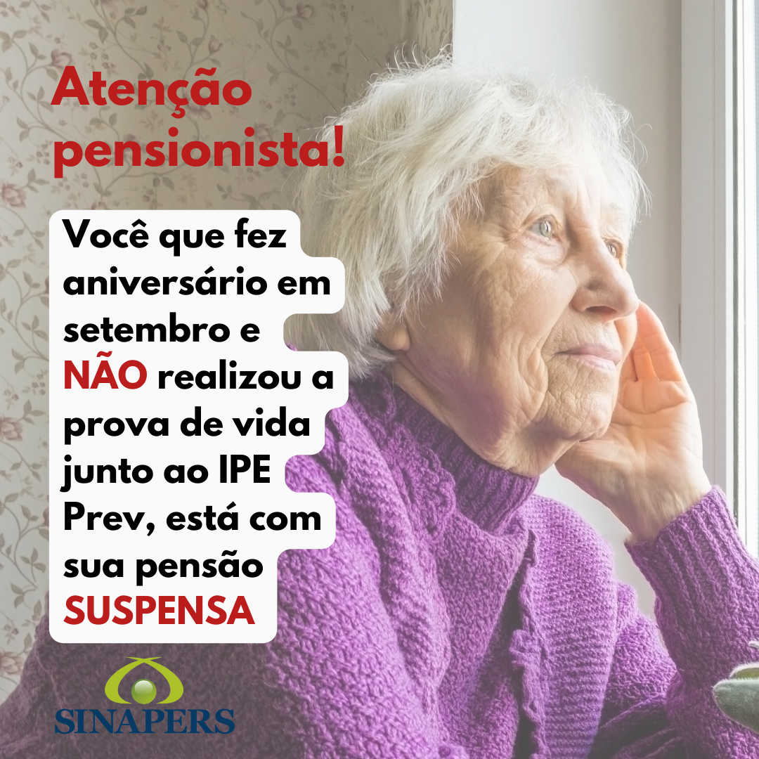 Atenção, pensionistas aniversariantes em SETEMBRO!