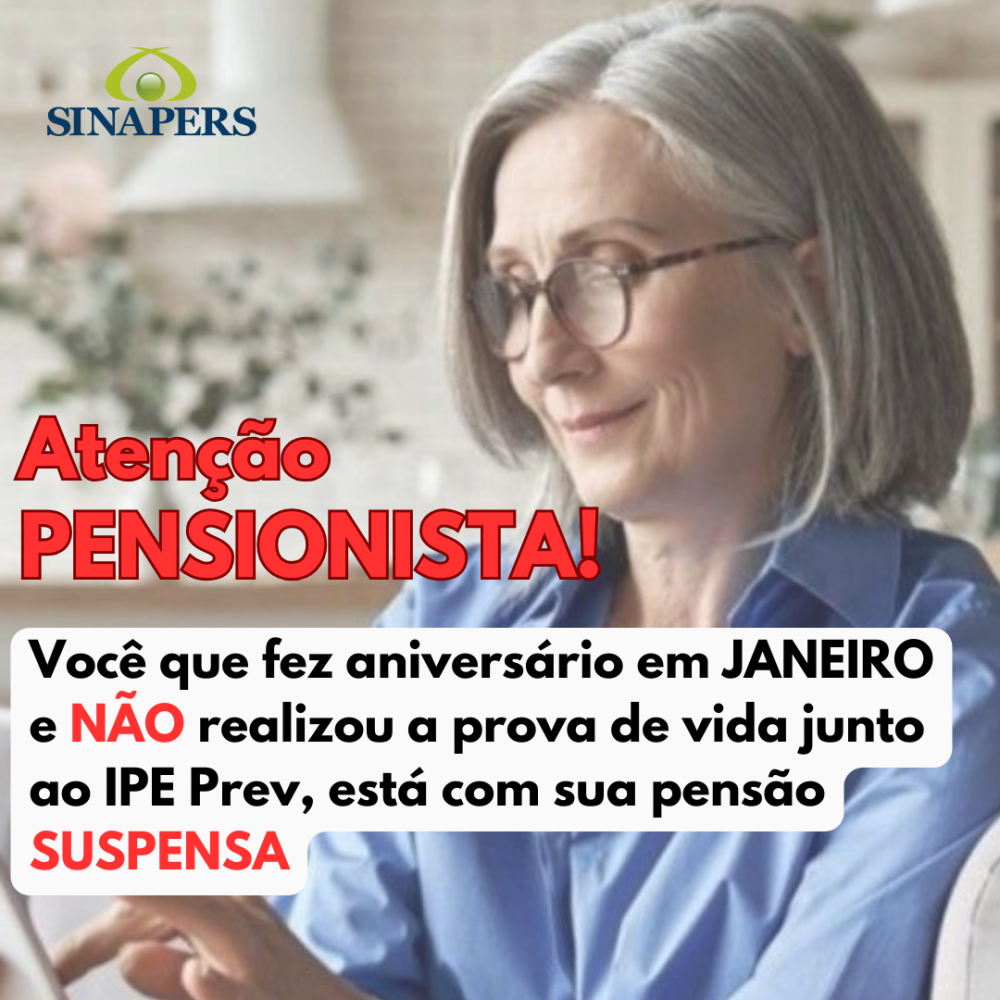 Atenção, pensionista aniversariante em janeiro!