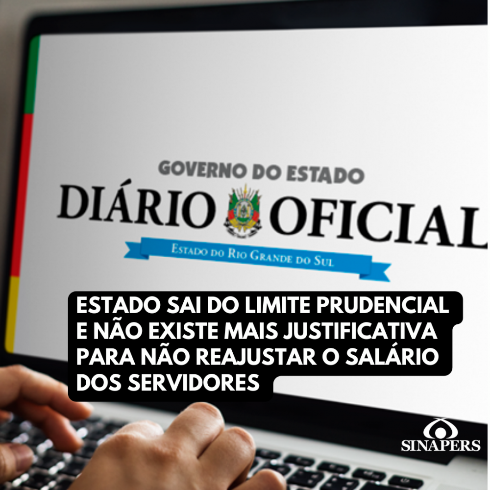 O RS saiu do limite prudencial.