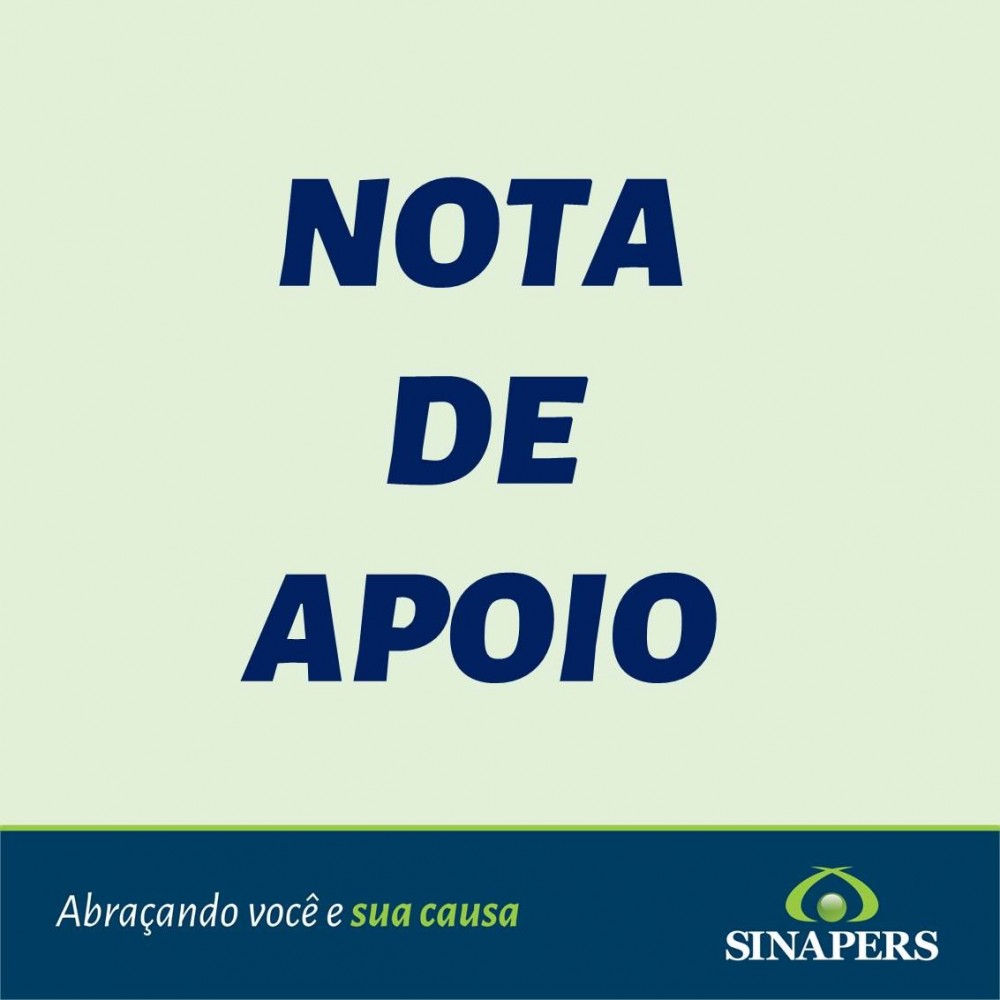 NOTA DE APOIO 