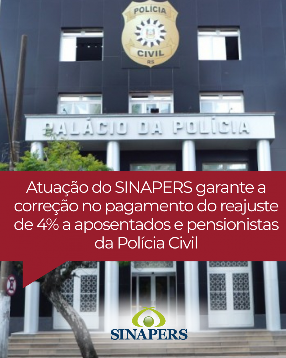 Aten&ccedil;&atilde;o, filiadas e filiados da Pol&iacute;cia Civil