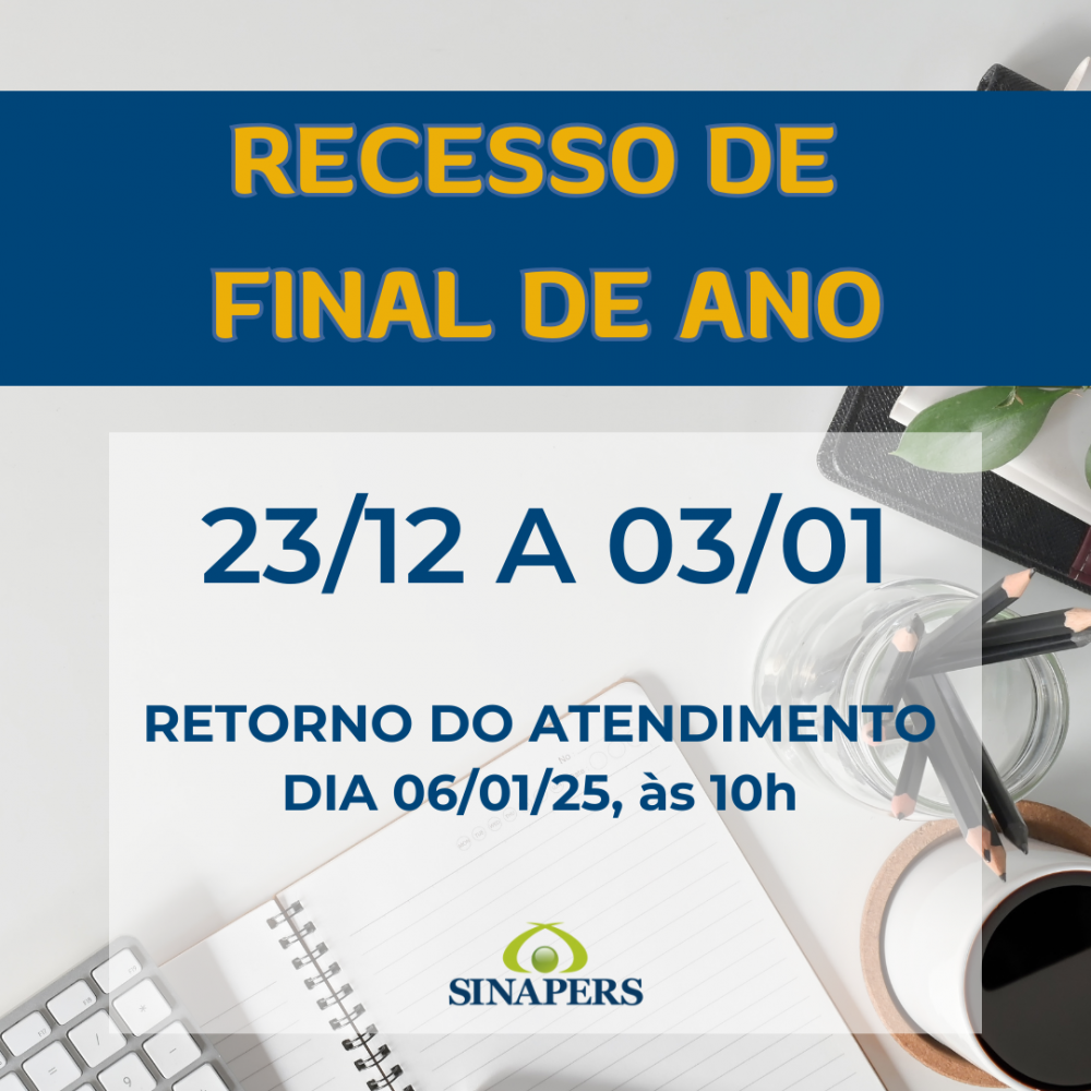 RECESSO DE FINAL DE ANO 