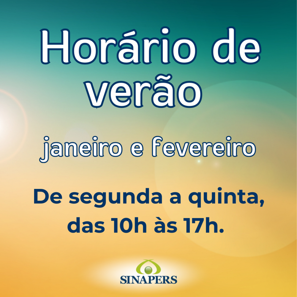 Hor&aacute;rio de ver&atilde;o 