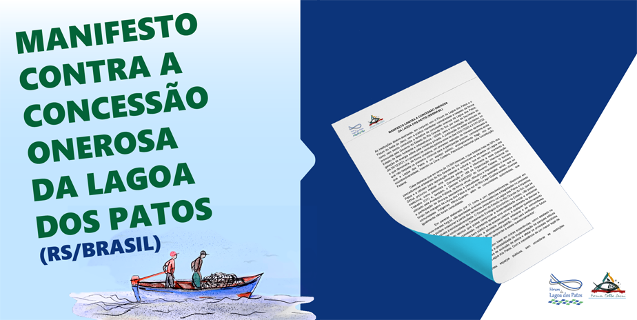 Sinapers assina manifesto contra a concessão onerosa da Lagoa dos Patos 
